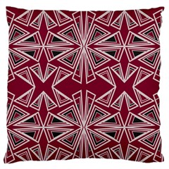 Abstract Pattern Geometric Backgrounds  Large Flano Cushion Case (two Sides) by Eskimos