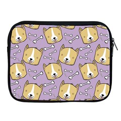 Corgi Pattern Apple Ipad 2/3/4 Zipper Cases by Sudhe