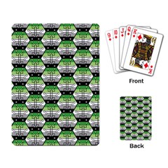 Hackers Town Void Mantis Hexagon Aromantic Pride Flag Playing Cards Single Design (rectangle) by WetdryvacsLair