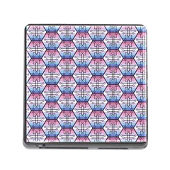 Hackers Town Void Mantis Hexagon Bigender Seven 7 Stripe Pride Flag Memory Card Reader (square 5 Slot) by WetdryvacsLair
