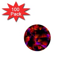 Squares Motif Geometric Pattern 1  Mini Buttons (100 Pack)  by dflcprintsclothing