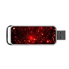Firework-star-light-design Portable Usb Flash (one Side) by Jancukart