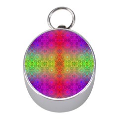 Mirrored Energy Mini Silver Compasses by Thespacecampers