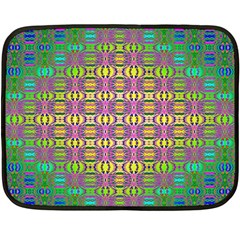 Unidentified  Flying Double Sided Fleece Blanket (mini)  by Thespacecampers