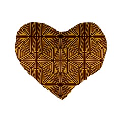 Abstract Pattern Geometric Backgrounds Standard 16  Premium Heart Shape Cushions by Eskimos