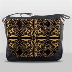 Abstract Pattern Geometric Backgrounds Messenger Bag by Eskimos