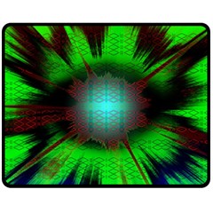 Eye To The Soul Fleece Blanket (medium)  by Thespacecampers