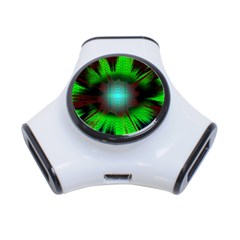 Eye To The Soul 3-port Usb Hub by Thespacecampers