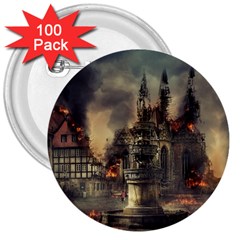 Braunschweig-city-lower-saxony 3  Buttons (100 Pack)  by Jancukart