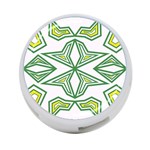 Abstract pattern geometric backgrounds 4-Port USB Hub (Two Sides) Back