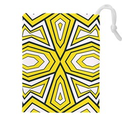 Abstract Pattern Geometric Backgrounds  Drawstring Pouch (4xl) by Eskimos