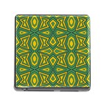 Abstract pattern geometric backgrounds Memory Card Reader (Square 5 Slot) Front