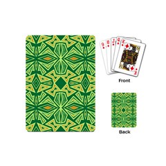 Abstract Pattern Geometric Backgrounds Playing Cards Single Design (mini) by Eskimos