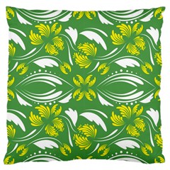 Folk Flowers Print Floral Pattern Ethnic Art Standard Flano Cushion Case (one Side) by Eskimos