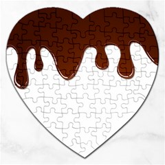 Chocolate Jigsaw Puzzle (heart) by nate14shop
