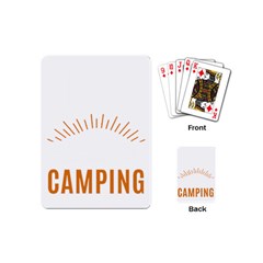 I Love Camping Playing Cards Single Design (mini) by PFashionArt