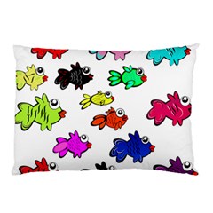 Fish Fishes Marine Life Swimming Water Pillow Case by Sapixe