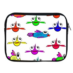 Fish Swim Cartoon Funnycute Apple Ipad 2/3/4 Zipper Cases by Sapixe