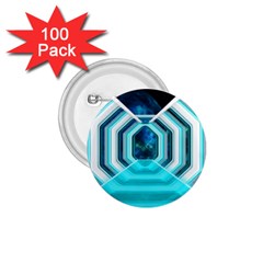 Space Ship Sci Fi Fantasy Science 1 75  Buttons (100 Pack)  by Jancukart