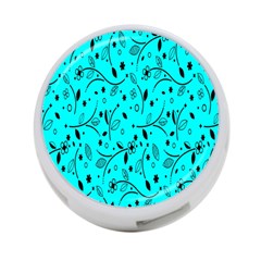 Flower Texture Textile 4-port Usb Hub (one Side) by artworkshop