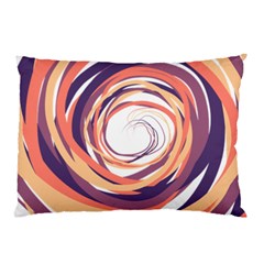 Illustration Colorful Yellow Purple Orange Pillow Case by Wegoenart