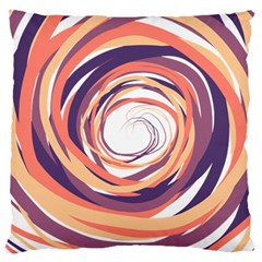 Illustration Colorful Yellow Purple Orange Large Flano Cushion Case (one Side) by Wegoenart