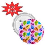 Pattern Illustration Background Abstract Leaves To Dye 1 75  Buttons (100 Pack)  by Wegoenart