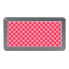 Valentine Lobe Hearts Background Seamless Tile Memory Card Reader (mini) by Wegoenart