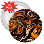Illustration Abstract Pattern Modern Art Design Fantasy Surreal 3  Buttons (10 pack)  Front