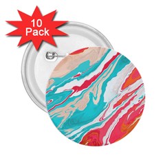 Stone Marble Texturw Pattern 2 25  Buttons (10 Pack)  by Wegoenart