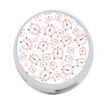 Illustration Background Pattern Texture Clock 4-Port USB Hub (One Side) Front