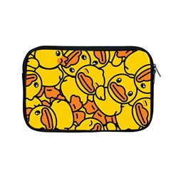 Illustration Duck Cartoon Background Pattern Apple Macbook Pro 13  Zipper Case by Wegoenart