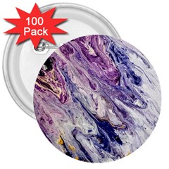 Marble Pattern Texture 3  Buttons (100 Pack)  by Jancukart