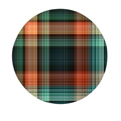 Plaid Tartan Checkered Tablecloth Mini Round Pill Box (pack Of 5) by danenraven