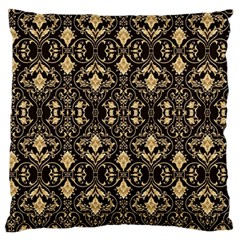 Vintage Batik Art Architecture Pattern Large Flano Cushion Case (two Sides) by Ravend