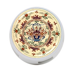 Vintage Antique Plate China 4-port Usb Hub (one Side) by Ravend