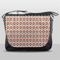 Geometric Tribal Pattern Design Messenger Bag by Ravend