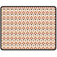 Geometric Tribal Pattern Design Double Sided Fleece Blanket (medium)  by Ravend