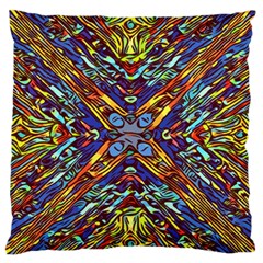 Mosaic Pattern Background Large Flano Cushion Case (two Sides) by Ravend