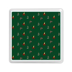 Christmas Background Memory Card Reader (square) by danenraven