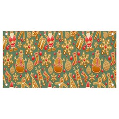 Gingerbread Christmas Decorative Banner And Sign 4  X 2  by artworkshop