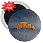 Pasta Is Art - Italian Food 3  Magnets (100 pack) Front