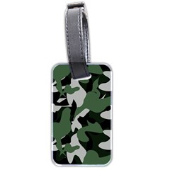 Illustration Camouflage Camo Army Soldier Abstract Pattern Luggage Tag (two Sides) by danenraven