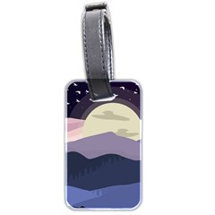 Illustration People Enjoying Summer Season Luggage Tag (two Sides) by Ravend
