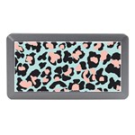 Blue And Pink Jaguar Dots Leopard Memory Card Reader (Mini) Front