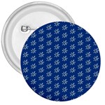 Little White Daisies  Flowers Garden 3  Button Front