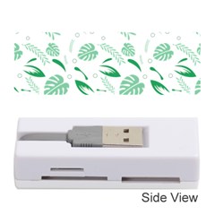Green Nature Leaves Draw    Memory Card Reader (stick) by ConteMonfreyShop