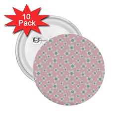Pink Spring Blossom 2 25  Button (10 Pack) by ConteMonfreyShop