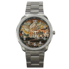Colosseo Italy Sport Metal Watch by ConteMonfrey