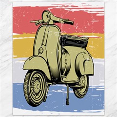 I`m Waiting On My Vespa Canvas 16  X 20  by ConteMonfrey